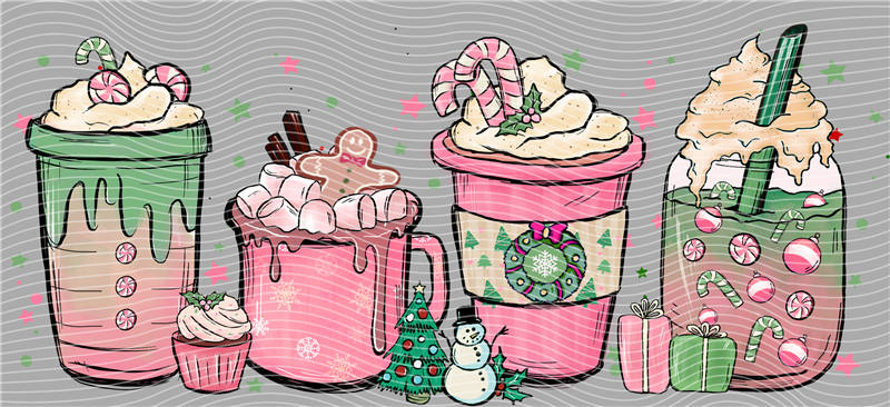 16oz Christmas-S 1093
